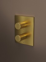 Комплект для ванной IDDIS Duna Душевой комплект IDDIS Duna DUNMGSTi68 С ВНУТРЕННЕЙ ЧАСТЬЮ + Смеситель для раковины DUNMG00i01, матовое золото