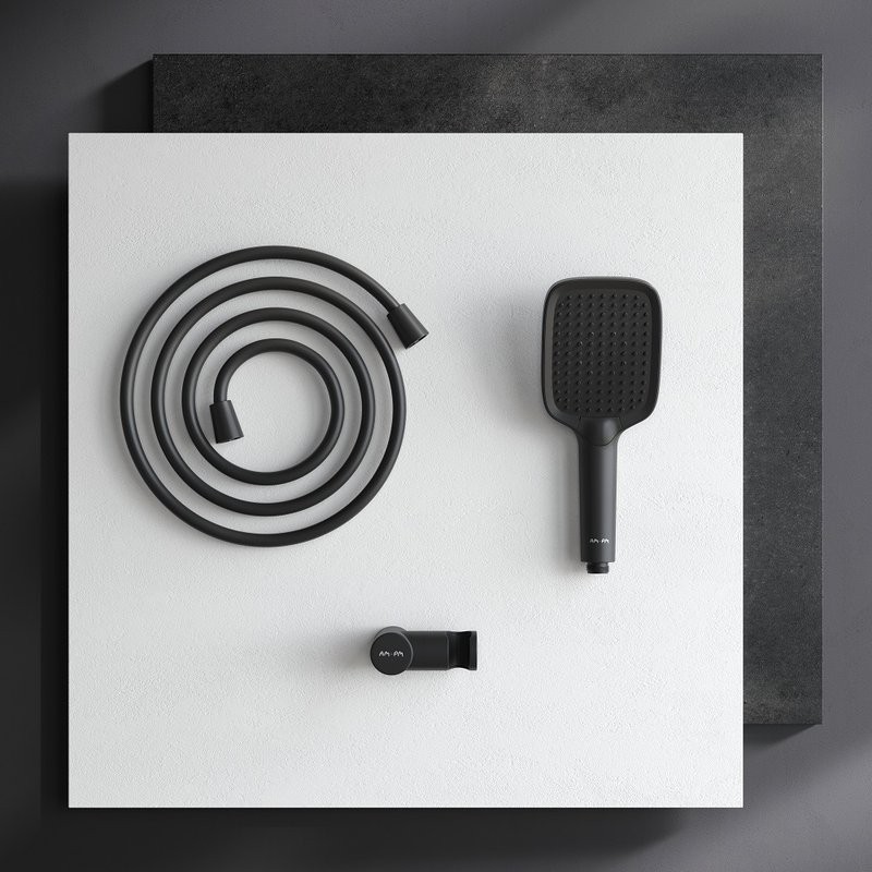 Душевой гарнитур AM.PM Func F0118F022 черный