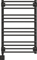 Полотенцесушитель электрический EWRIKA Кассандра Pd 80x50 L, черный матовый