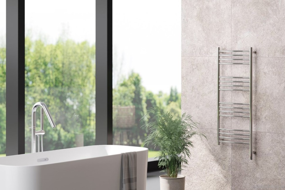 Полотенцесушитель электрический Сунержа Богема 3.1 00-6003-1040 110x45 см, подключение справа, без покрытия, лесенка