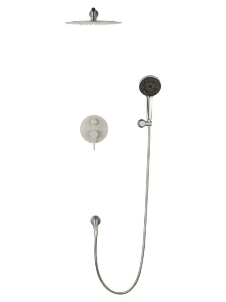 Душевой комплект Wonzon & Woghand Stick WW-88939017-BN С ВНУТРЕННЕЙ ЧАСТЬЮ, брашированный никель