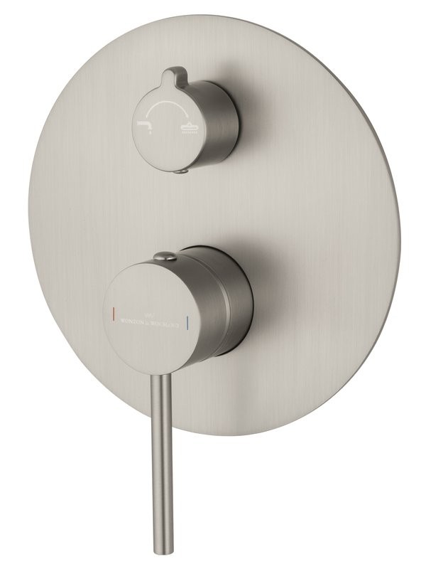 Душевой комплект Wonzon & Woghand Stick WW-88939017-BN С ВНУТРЕННЕЙ ЧАСТЬЮ, брашированный никель