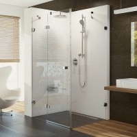 Душевой уголок Ravak Brilliant BSDPS+B SET L 80х80 Transparent, профиль хром