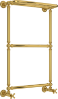 Полотенцесушитель водяной Сунержа Ренессанс 86x50, 4 секции, с полкой, золото Полотенцесушитель водяной Сунержа Ренессанс 86x50, 4 секции, с полкой, золото
