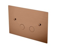 Кнопка смыва для унитаза Boheme 647-BRB латунь, цвет brushed bronze, ультраплоская