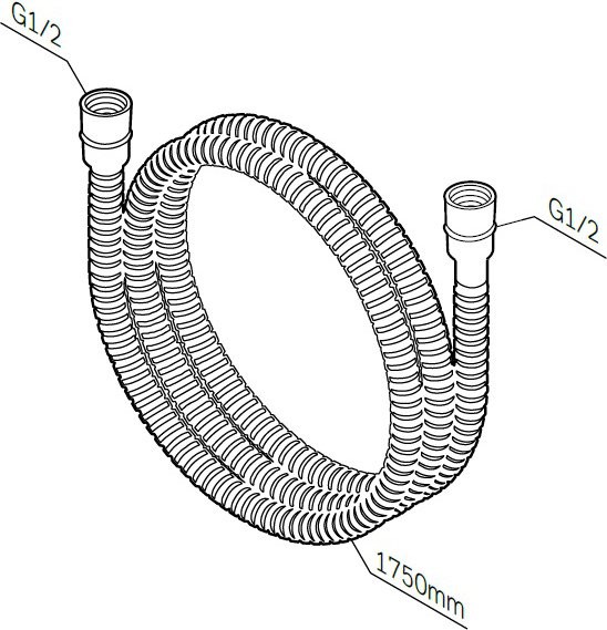 Душевой шланг AM.PM F0400364