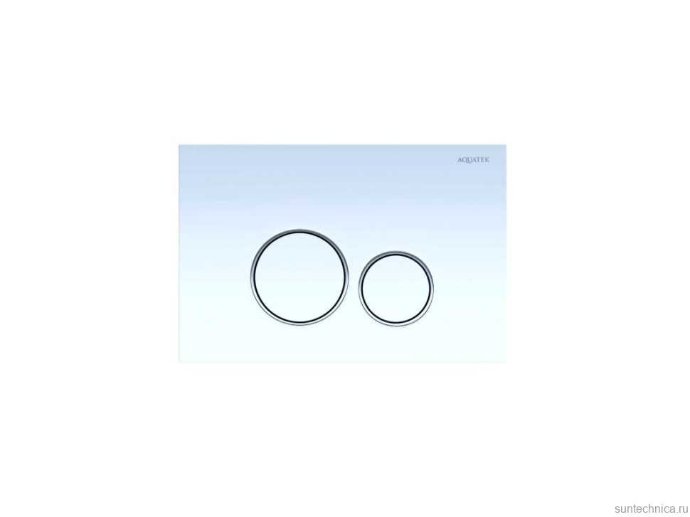 Кнопка смыва для унитаза AQUATEK Pneumo S PNS-0000011 АБС-пластик, цвет белый