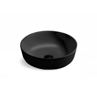 Раковина керамическая Vincea VBS-104MB, 415*415*130, накладная, цвет матовый черный