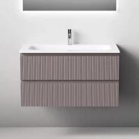 Тумба с раковиной Sancos Snob T 90 подвесная, doha soft, раковина СN7019