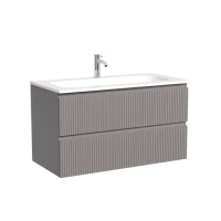 Тумба с раковиной Sancos Snob T 90 подвесная, doha soft, раковина СN7019