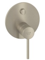 Встраиваемый смеситель для душа и ванны Kludi Bozz 38759N576 С ВНУТРЕННЕЙ ЧАСТЬЮ, брашированный никель PVD