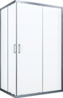Душевой уголок Vegas Glass ZA-F Novo 120*80 07 01 профиль матовый хром, стекло прозрачное