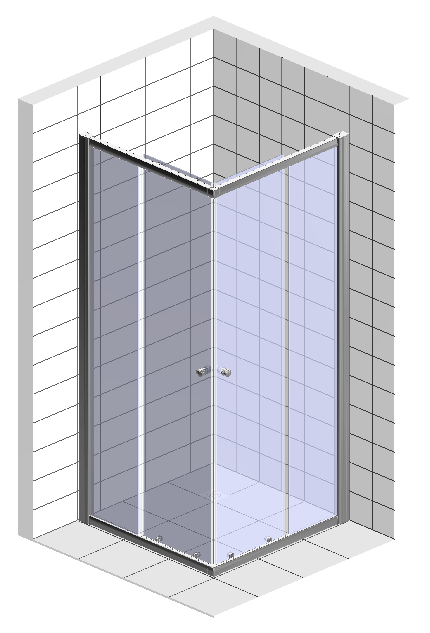 Душевой уголок Vegas Glass ZA-F Novo 120*80 07 01 профиль матовый хром, стекло прозрачное