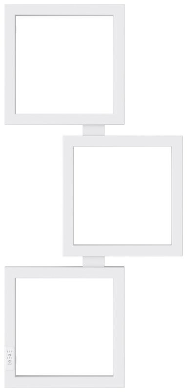 Полотенцесушитель электрический Сунержа Этюд ES 30-0846-1050 105x50 см, подключение слева, матовый белый