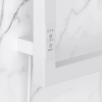 Полотенцесушитель электрический Сунержа Этюд ES 30-0846-1050 105x50 см, подключение слева, матовый белый