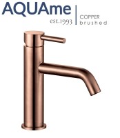 Смеситель для раковины AQUAme Siena шлифованная медь AQM6210BC Смеситель для раковины AQUAme Siena шлифованная медь AQM6210BC