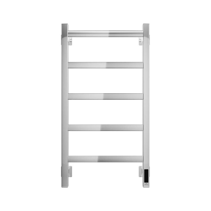 Полотенцесушитель электрический Grota Soffi K 430х800 NP EL 80x45 см, подключение справа, слева, скрытое подключение справа, глянцевый хром, лесенка