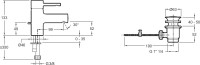 Смеситель для раковины Jacob Delafon Cuff E37301-CP