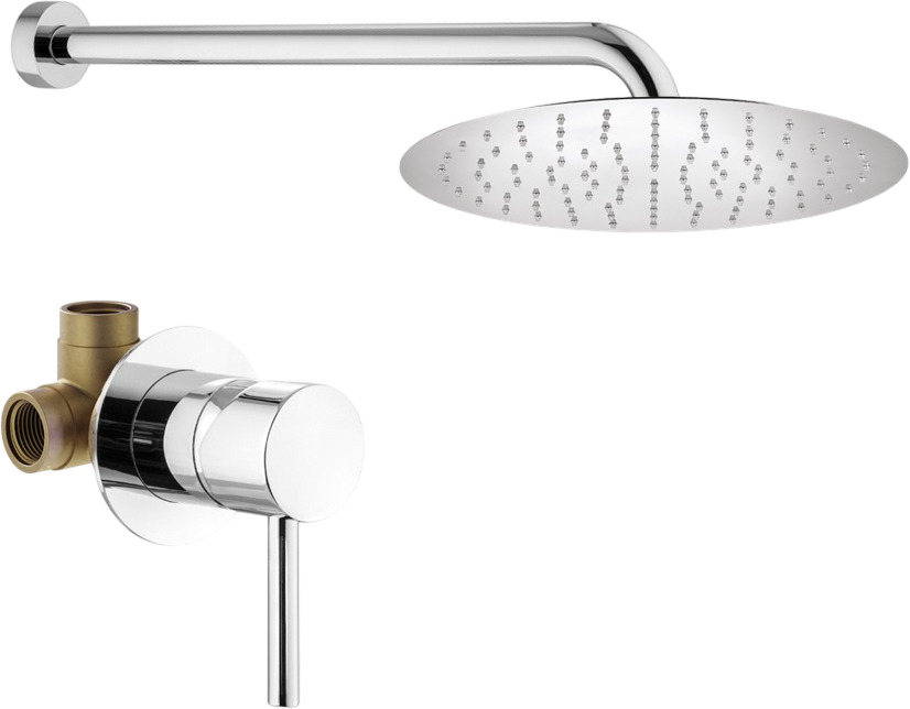 Душевой комплект Plumberia Selection Ixo KITXO01CRKING С ВНУТРЕННЕЙ ЧАСТЬЮ, хром