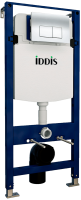 Система инсталляции для унитазов IDDIS Optima Home OPH00GCi32K с кнопкой смыва, хром