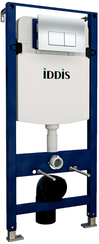 Система инсталляции для унитазов IDDIS Optima Home OPH00GCi32K с кнопкой смыва, хром