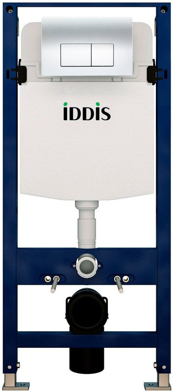 Система инсталляции для унитазов IDDIS Optima Home OPH00GCi32K с кнопкой смыва, хром