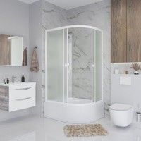 Душевая кабина Niagara Promo P110/80/40L/MT/BK 110х80 см, без крыши, L