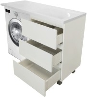 Тумба с раковиной Эстет Dallas Luxe 115 R напольная, 3 ящика