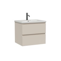 Тумба с раковиной SanStar Riana 60 подвесная, cappuccino, раковина Como 60