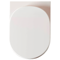 Унитаз подвесной ArtCeram Chic Rimless с микролифтом, матовый белый, петли хром