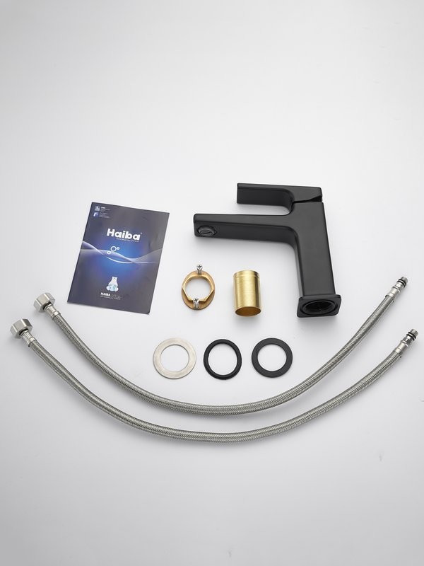 Смеситель для раковины Haiba HB10831-7 черный