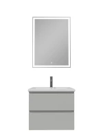Мебель для ванной комнаты SanStar Riana 60 подвесная, grey, раковина Como 60