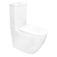 Унитаз-компакт напольный AZARIO Grado AZ-2141 UQ1 глянцевый белый