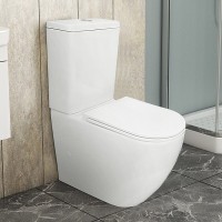 Унитаз-компакт напольный AZARIO Grado AZ-2141 UQ1 глянцевый белый