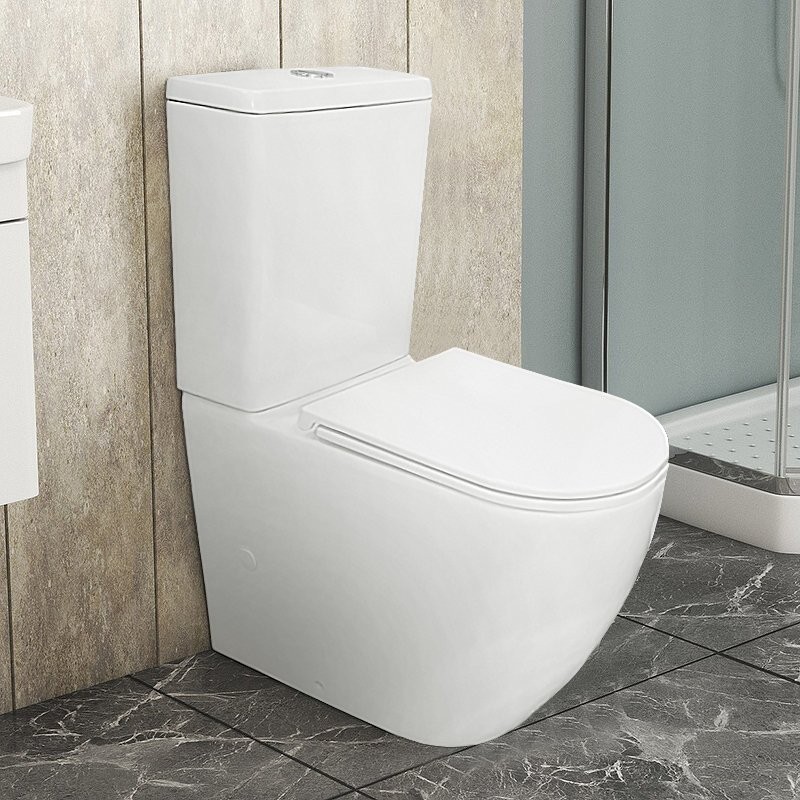 Унитаз-компакт напольный AZARIO Grado AZ-2141 UQ1 глянцевый белый