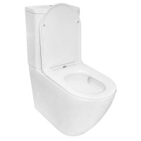 Унитаз-компакт напольный AZARIO Grado AZ-2141 UQ1 глянцевый белый