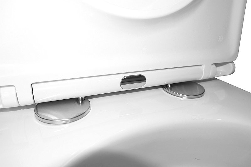 Унитаз-компакт напольный AZARIO Grado AZ-2141 UQ1 глянцевый белый