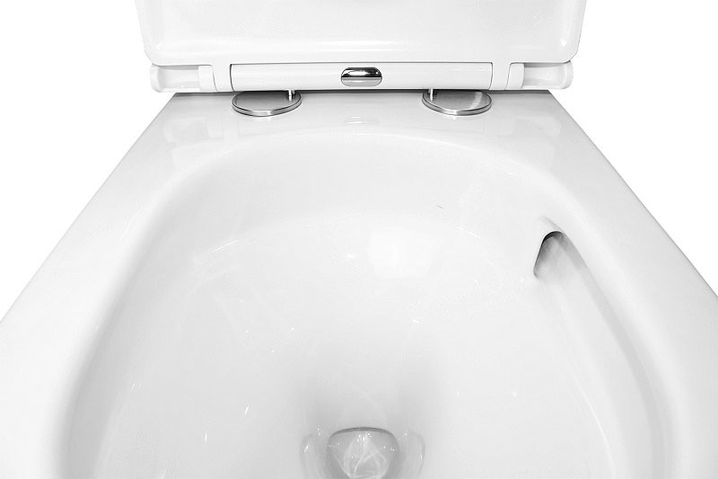 Унитаз-компакт напольный AZARIO Grado AZ-2141 UQ1 глянцевый белый