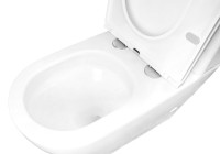 Унитаз-компакт напольный AZARIO Grado AZ-2141 UQ1 глянцевый белый