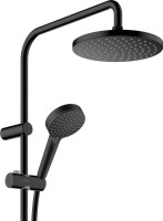 Душевая стойка Hansgrohe Vernis Blend 200 1jet 26276670 с термостатом, матовая черная