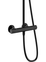 Душевая стойка Hansgrohe Vernis Blend 200 1jet 26276670 с термостатом, матовая черная