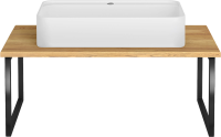 Столешница с раковиной ASB-Woodline Оливия 80