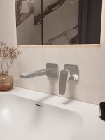 Смеситель для раковины Vincea Puro VBFW-5P01CH С ВНУТРЕННЕЙ ЧАСТЬЮ, хром