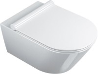 Унитаз подвесной Catalano Zero 55х35, белый глянцевый, тонкое сиденье, с микролифтом