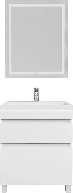 Мебель для ванной комнаты IDDIS Zodiac 60 напольная, с ящиками