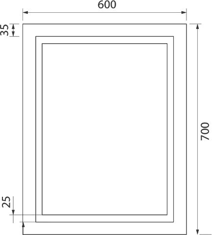 Мебель для ванной комнаты IDDIS Zodiac 60 напольная, с ящиками