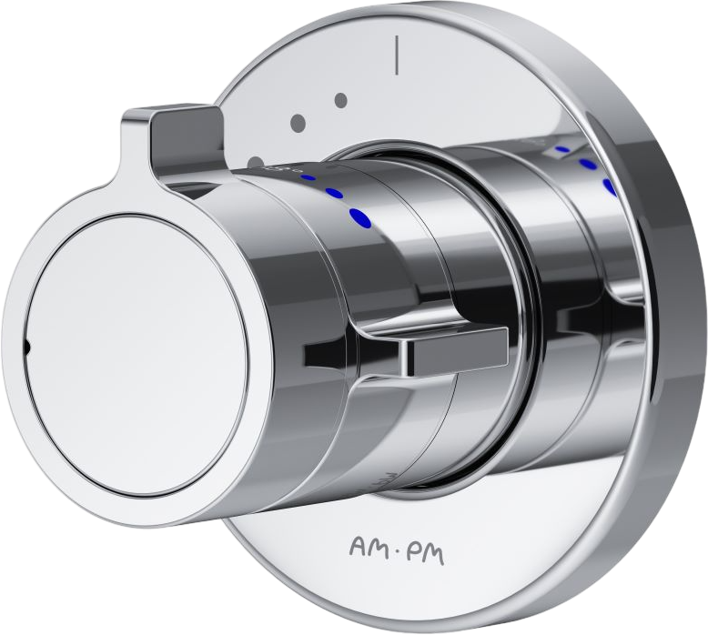 Термостатический смеситель встраиваемый AM.PM X-Joy F85A65600 С ВНУТРЕННЕЙ ЧАСТЬЮ, хром