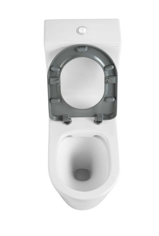 Унитаз-компакт напольный SantiLine SL-3010 безободковый, мягкое сиденье, для людей с ограниченными возможностями