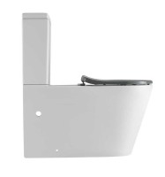 Унитаз-компакт напольный SantiLine SL-3010 безободковый, мягкое сиденье, для людей с ограниченными возможностями