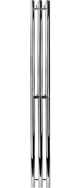 Полотенцесушитель водяной Secado Бергамо 3К 1300х140 130x15 см, хром, лесенка